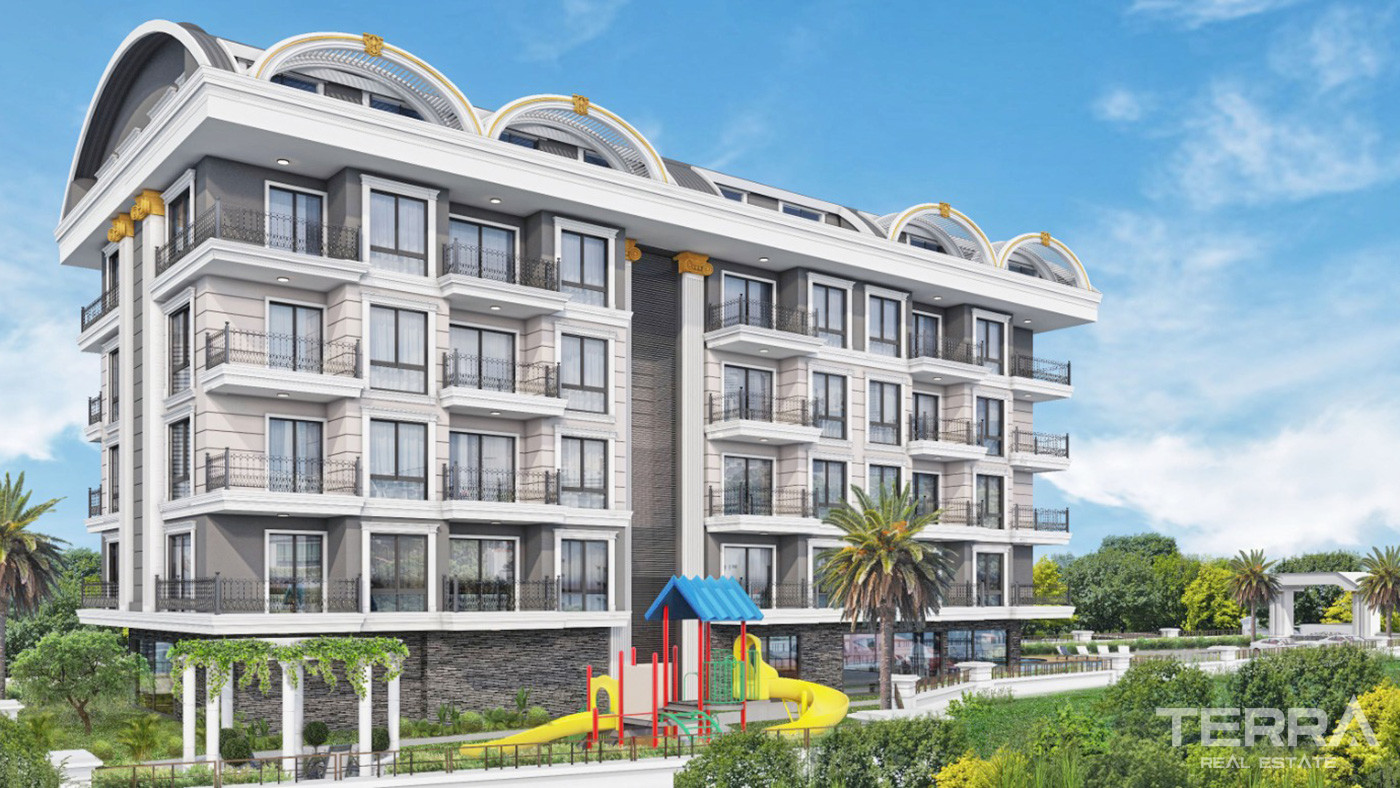 Luxurious Alanya Flats with On-Site Features and Flexible Payment Plan - 73628