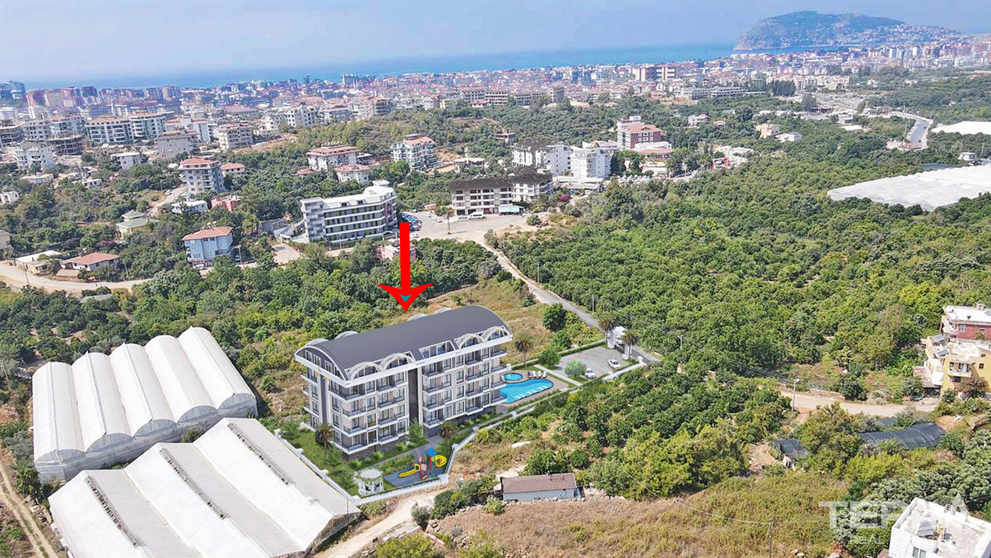 Luxurious Alanya Flats with On-Site Features and Flexible Payment Plan - 73630