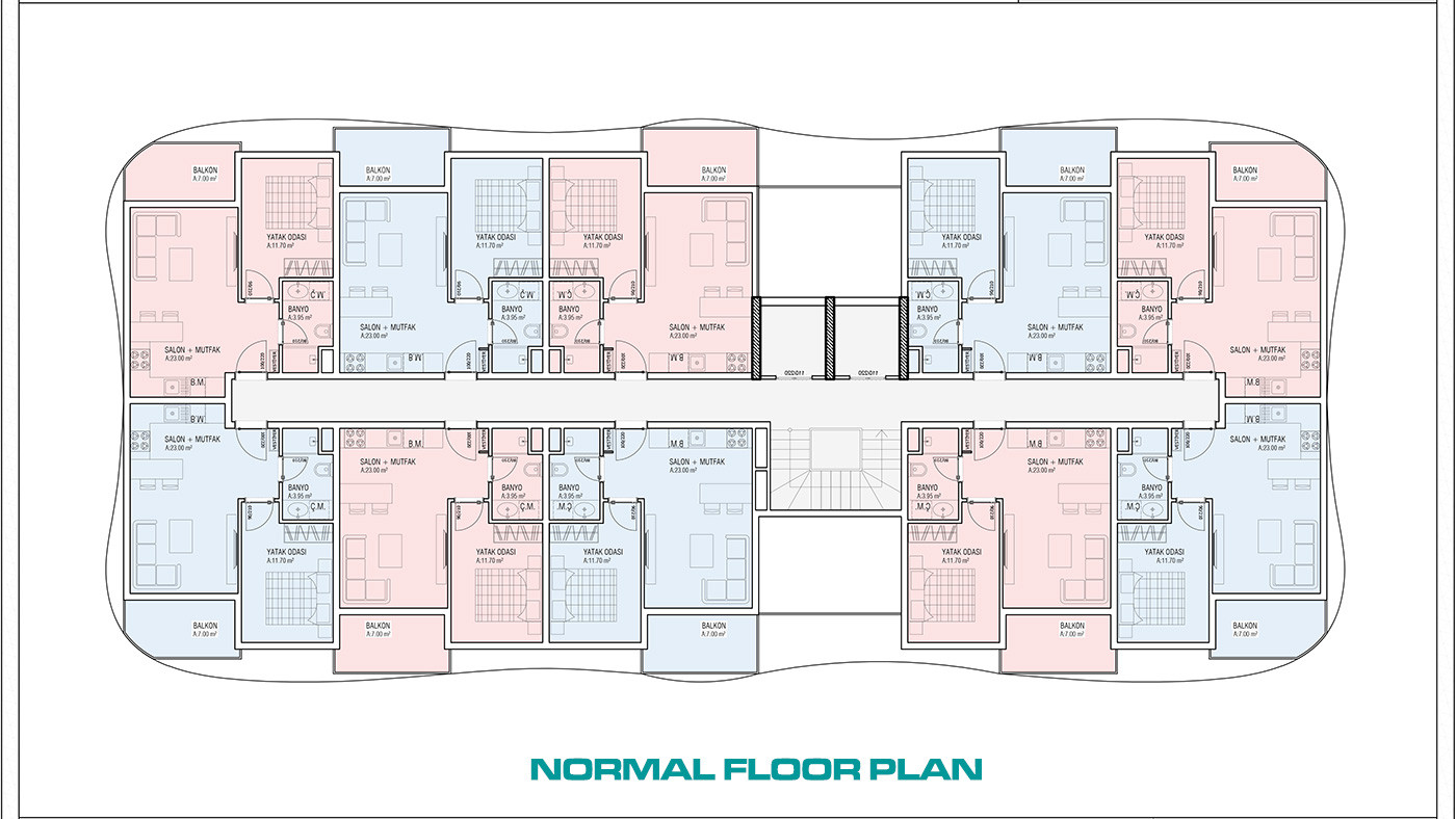 Luxurious Alanya Flats with On-Site Features and Flexible Payment Plan - 73634
