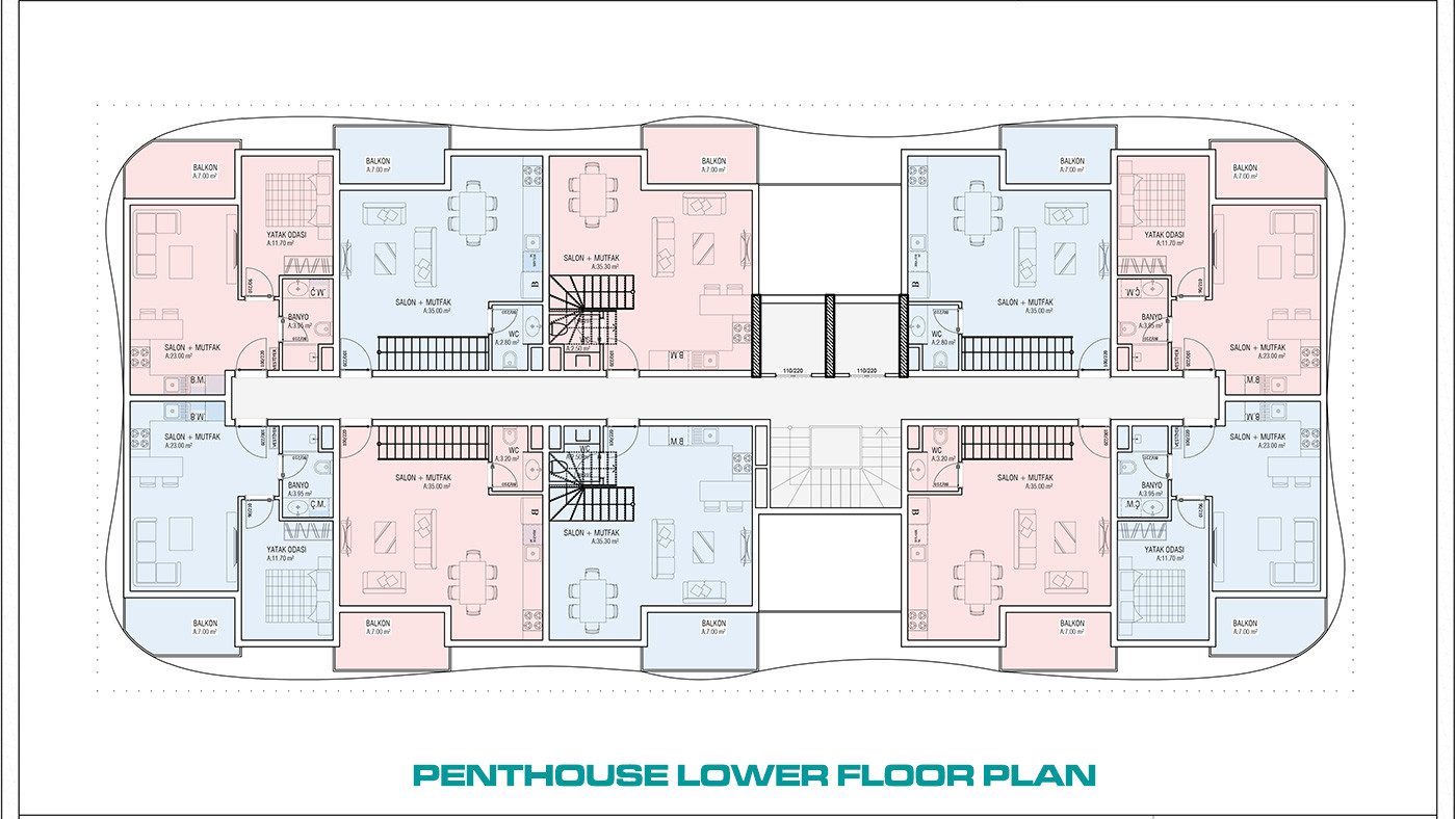 Luxurious Alanya Flats with On-Site Features and Flexible Payment Plan - 73635