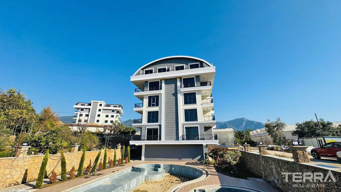 Luxurious Alanya Flats with On-Site Features and Flexible Payment Plan - 101330