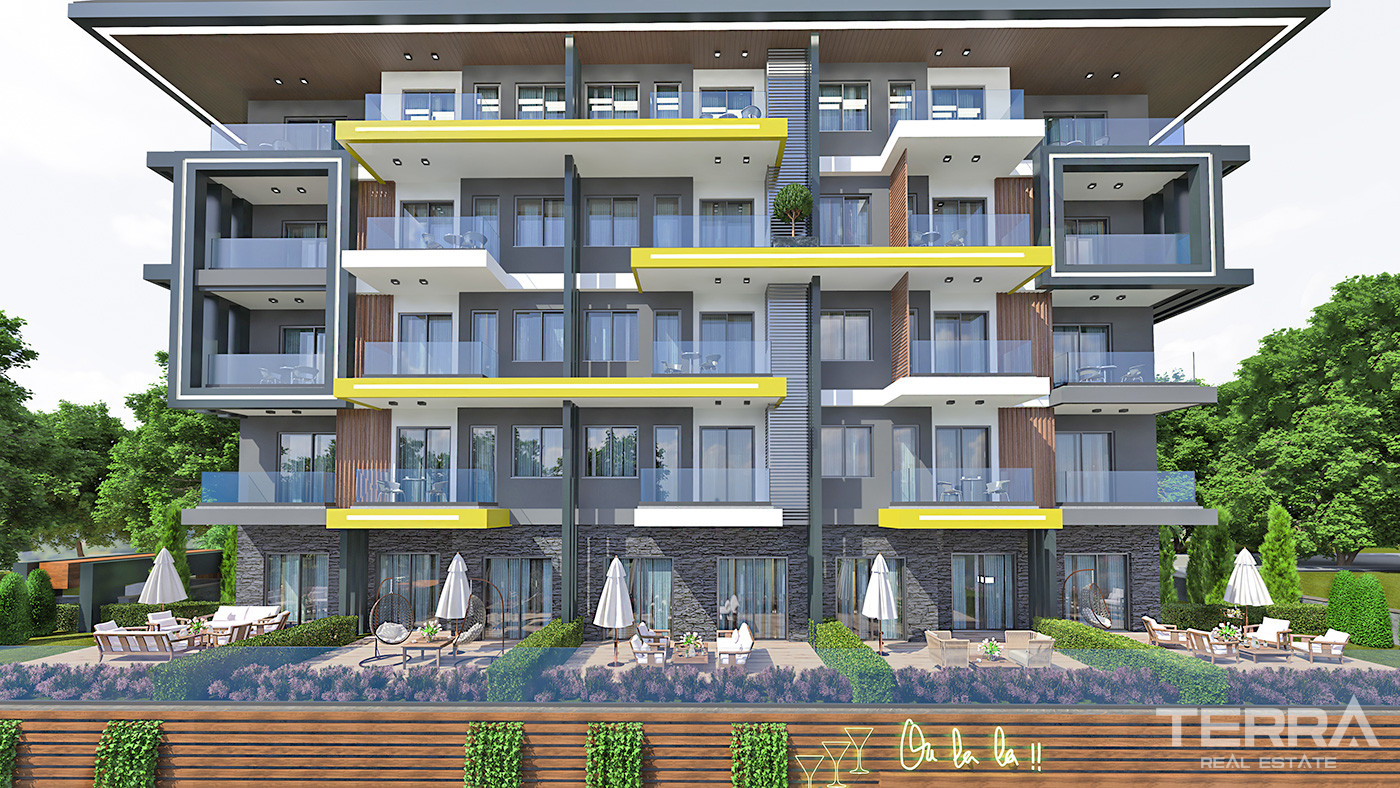 Elegantly Designed Flats Close to the Beach in Alanya, Kestel