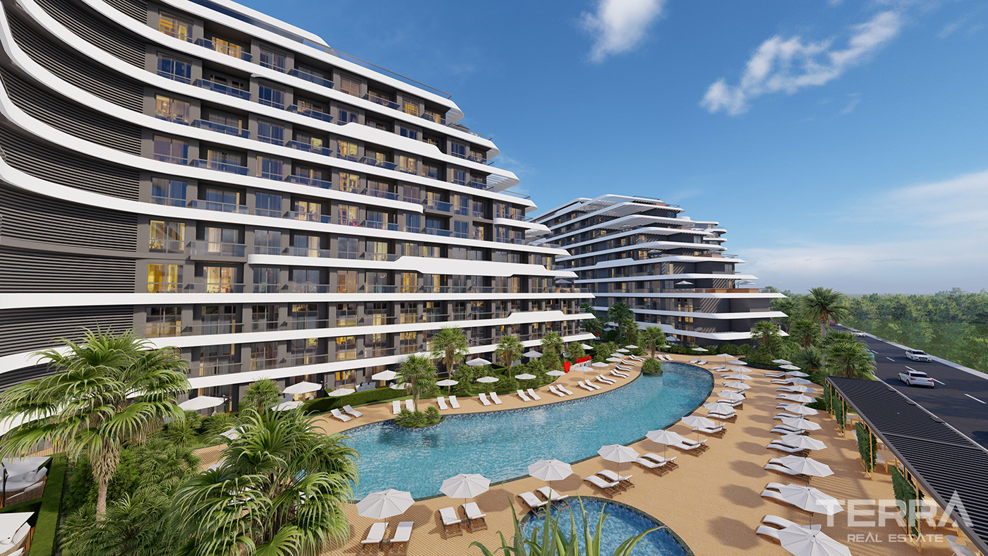 Exclusive Hotel-Style Flats with Smart Home System in Antalya Altıntaş - 73715
