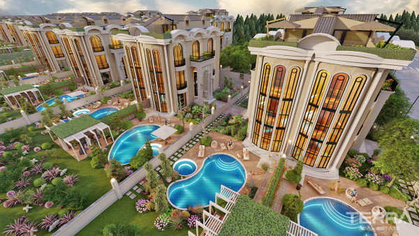 Doppelhaushälften mit Meer- und Naturblick in Istanbul Büyükçekmece