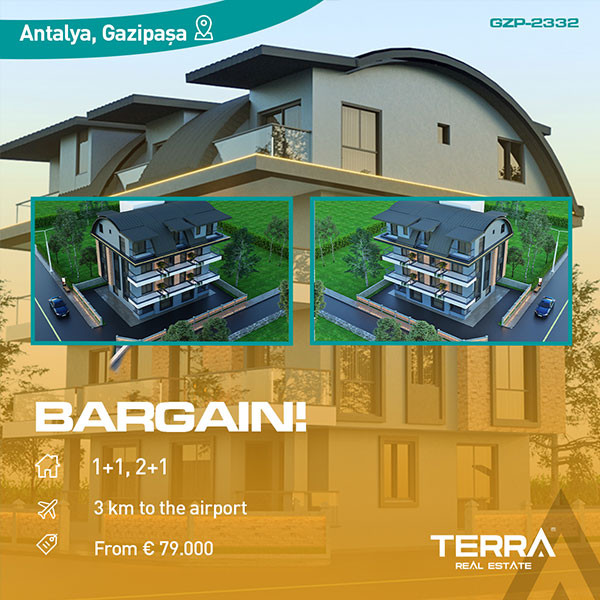 Bargain Apartments Surrounded by Social Amenities in Gazipaşa Center - 74124