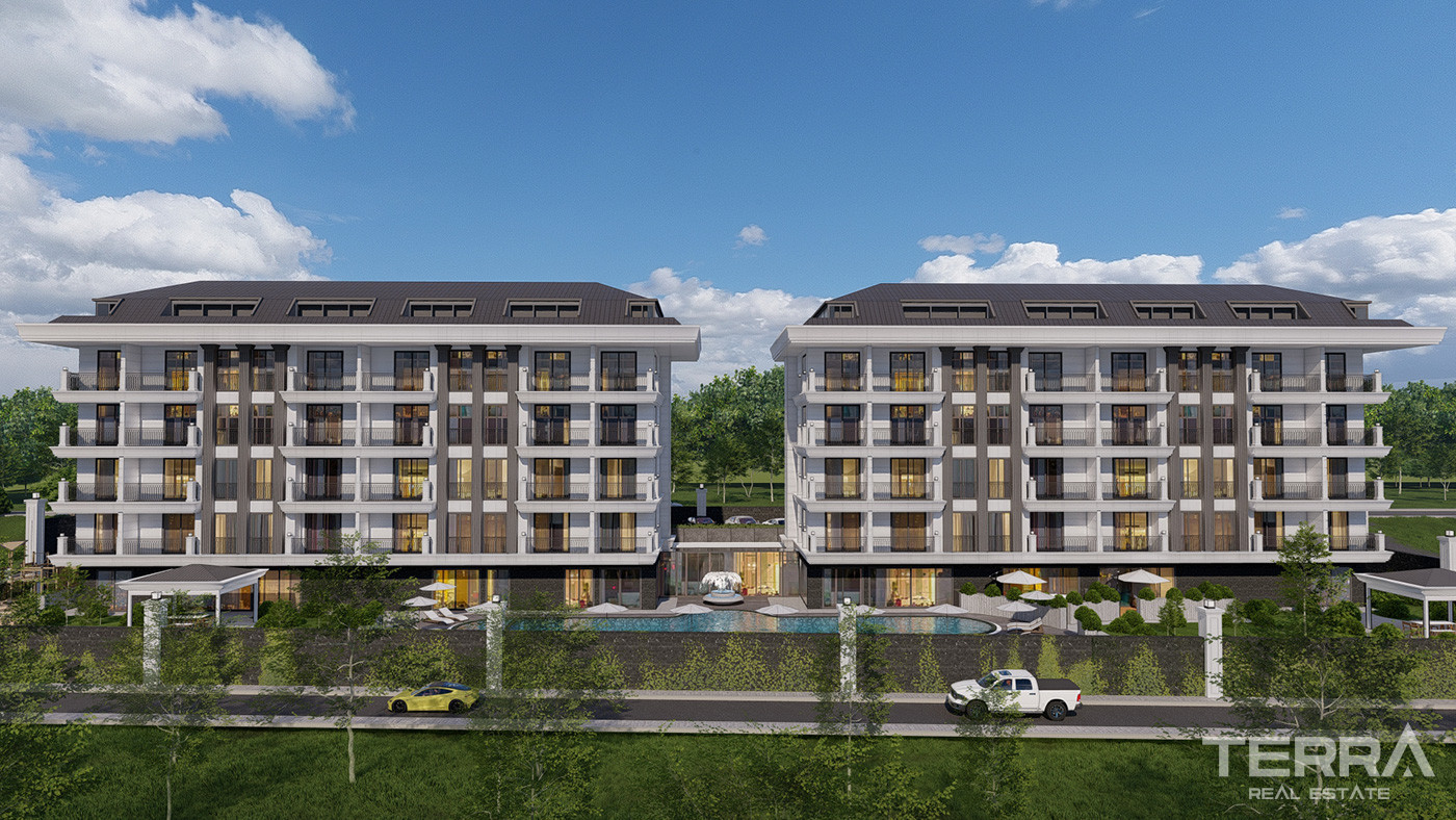 Sea View Living at Apartments with Various Social Facilities in Alanya - 73884