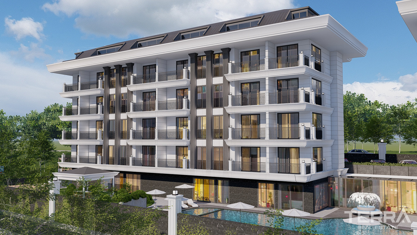 Sea View Living at Apartments with Various Social Facilities in Alanya - 73885