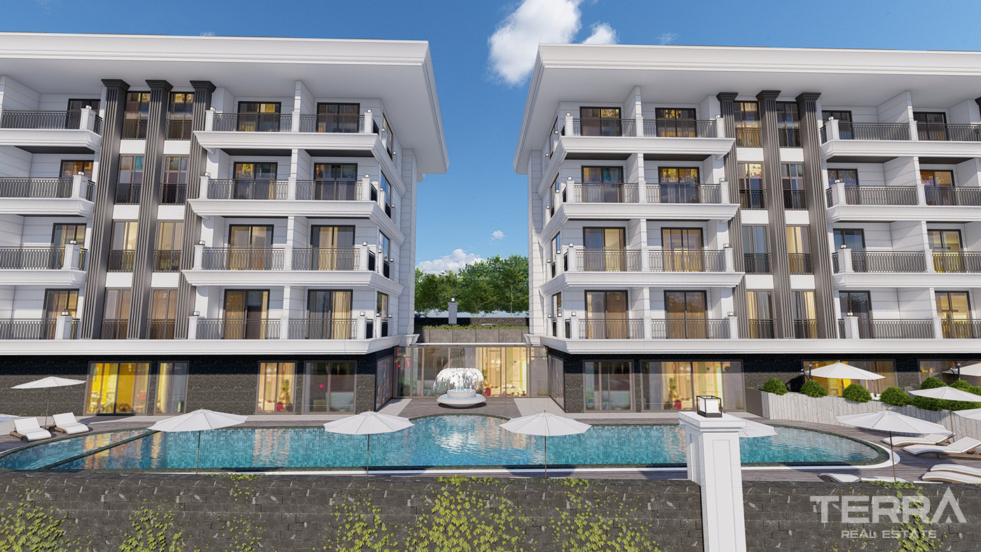 Sea View Living at Apartments with Various Social Facilities in Alanya - 73887