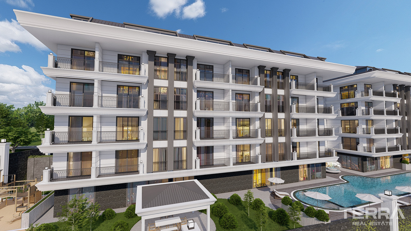 Sea View Living at Apartments with Various Social Facilities in Alanya - 73888