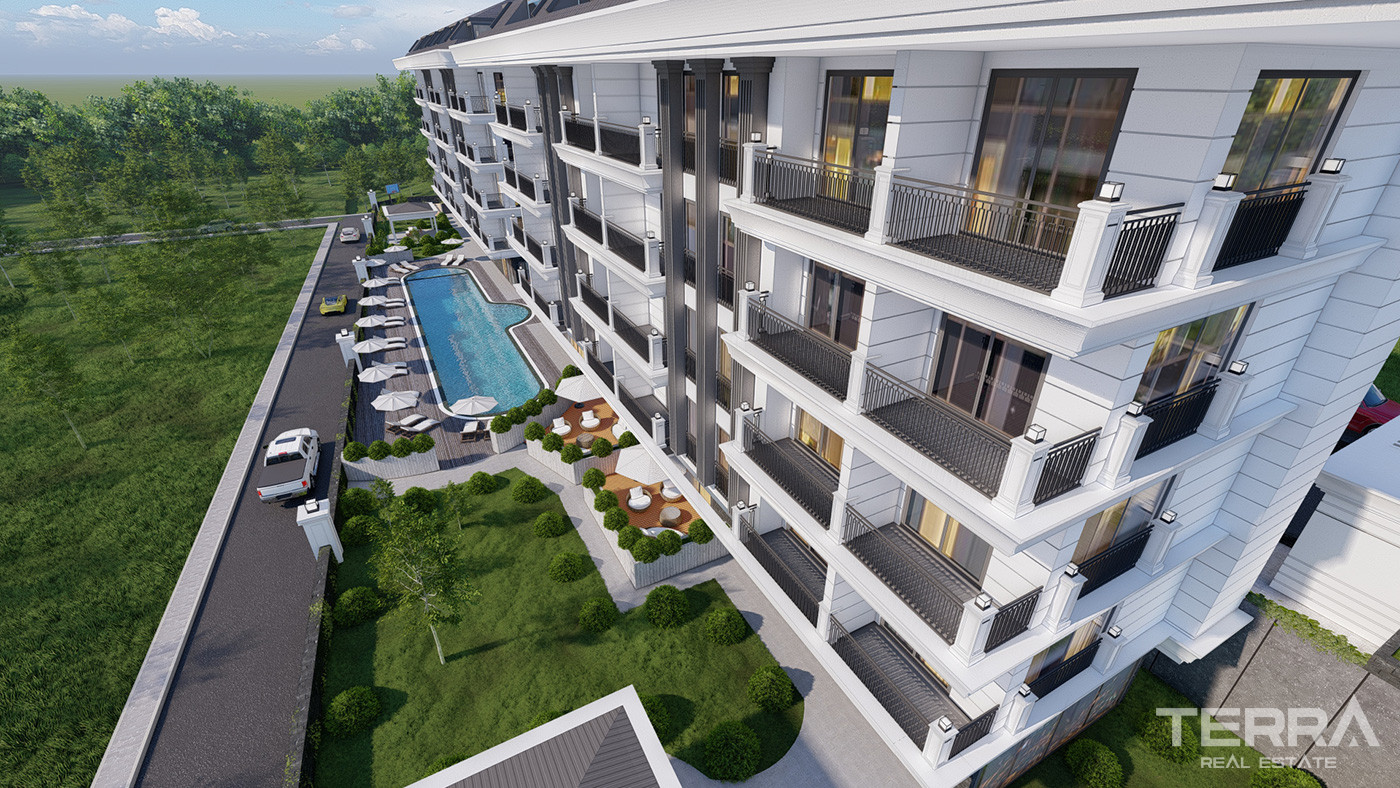 Sea View Living at Apartments with Various Social Facilities in Alanya - 73889