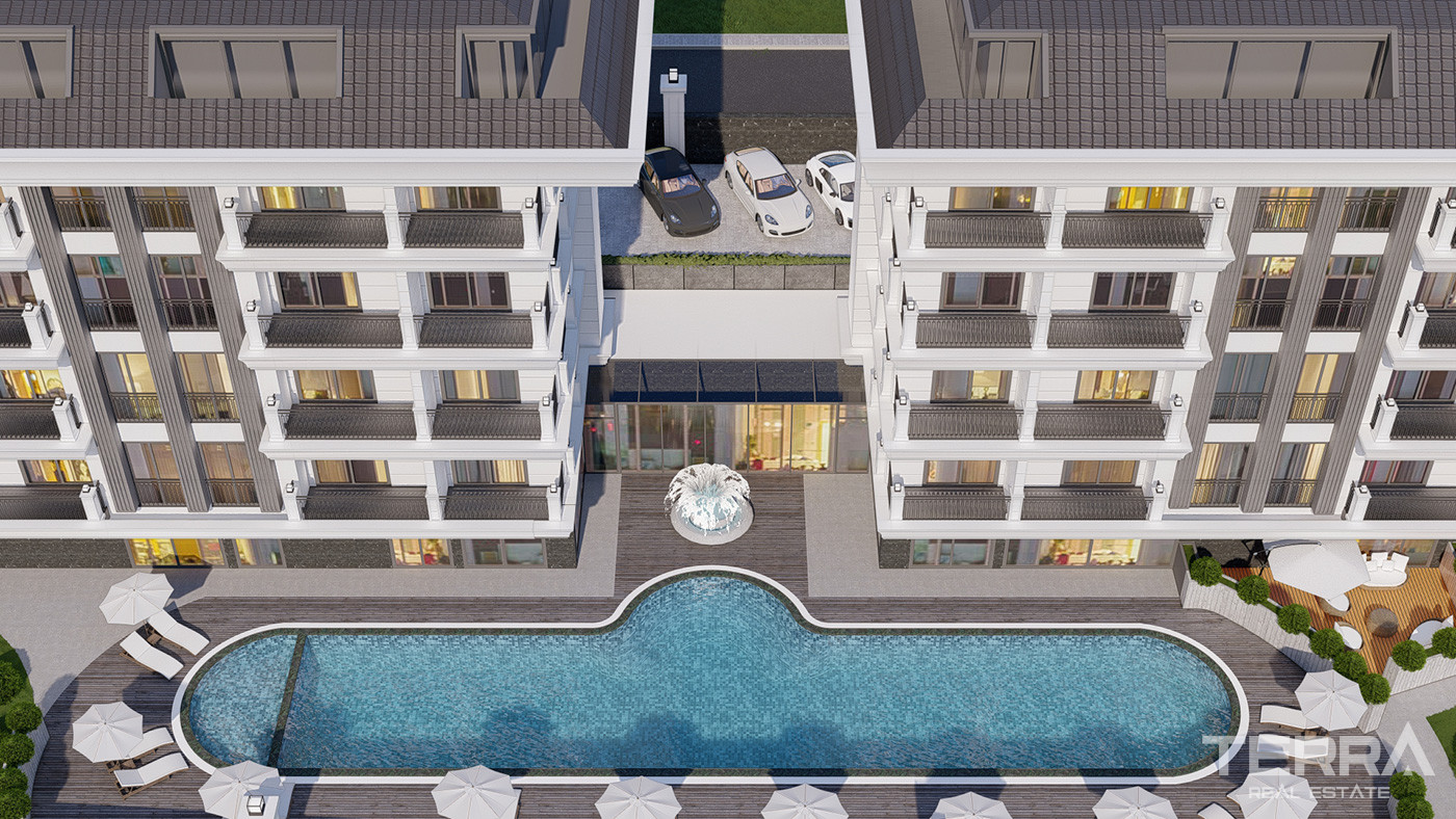Sea View Living at Apartments with Various Social Facilities in Alanya - 73890