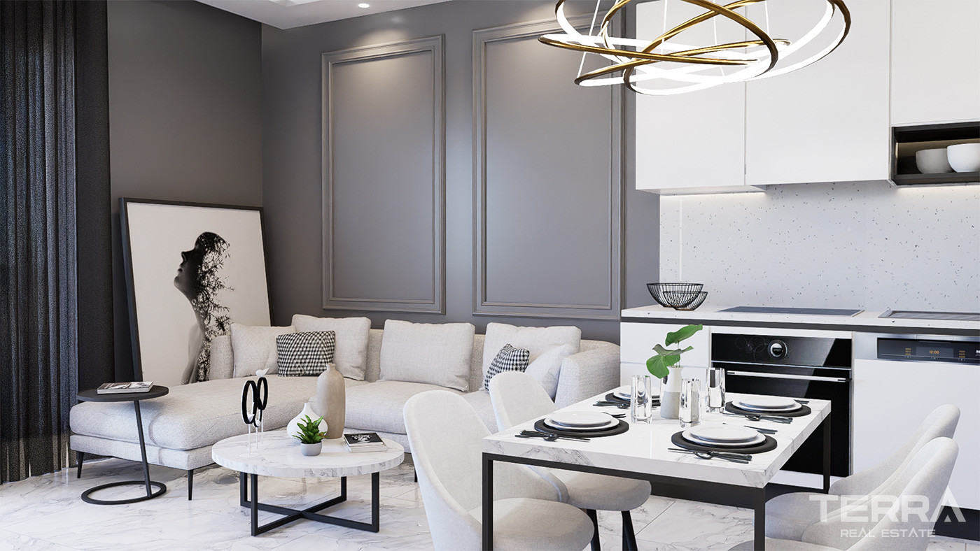 Sea View Living at Apartments with Various Social Facilities in Alanya - 73896