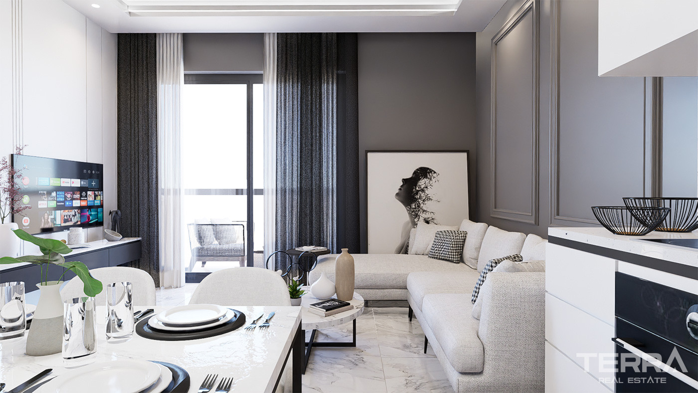 Sea View Living at Apartments with Various Social Facilities in Alanya - 73900
