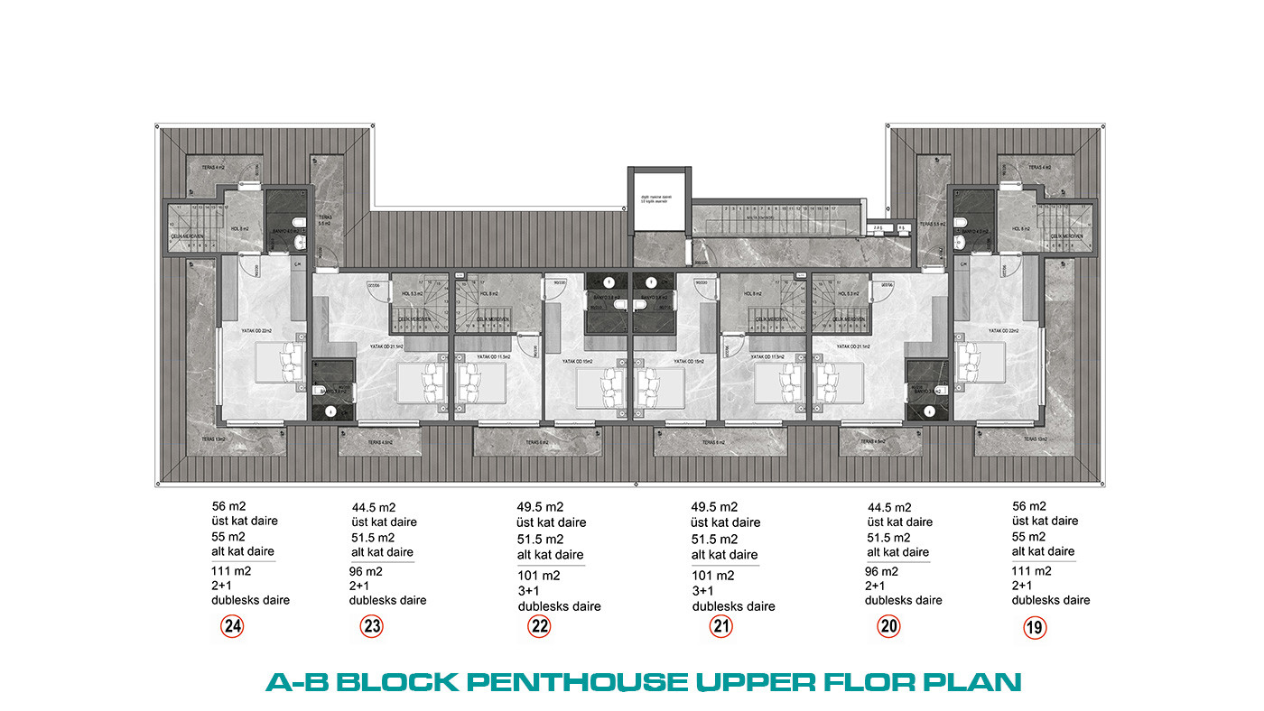 Sea View Living at Apartments with Various Social Facilities in Alanya - 73909