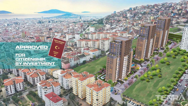 Einbürgerungsgeprüfte Wohnungen mit Insel- und Meerblick in Istanbul
