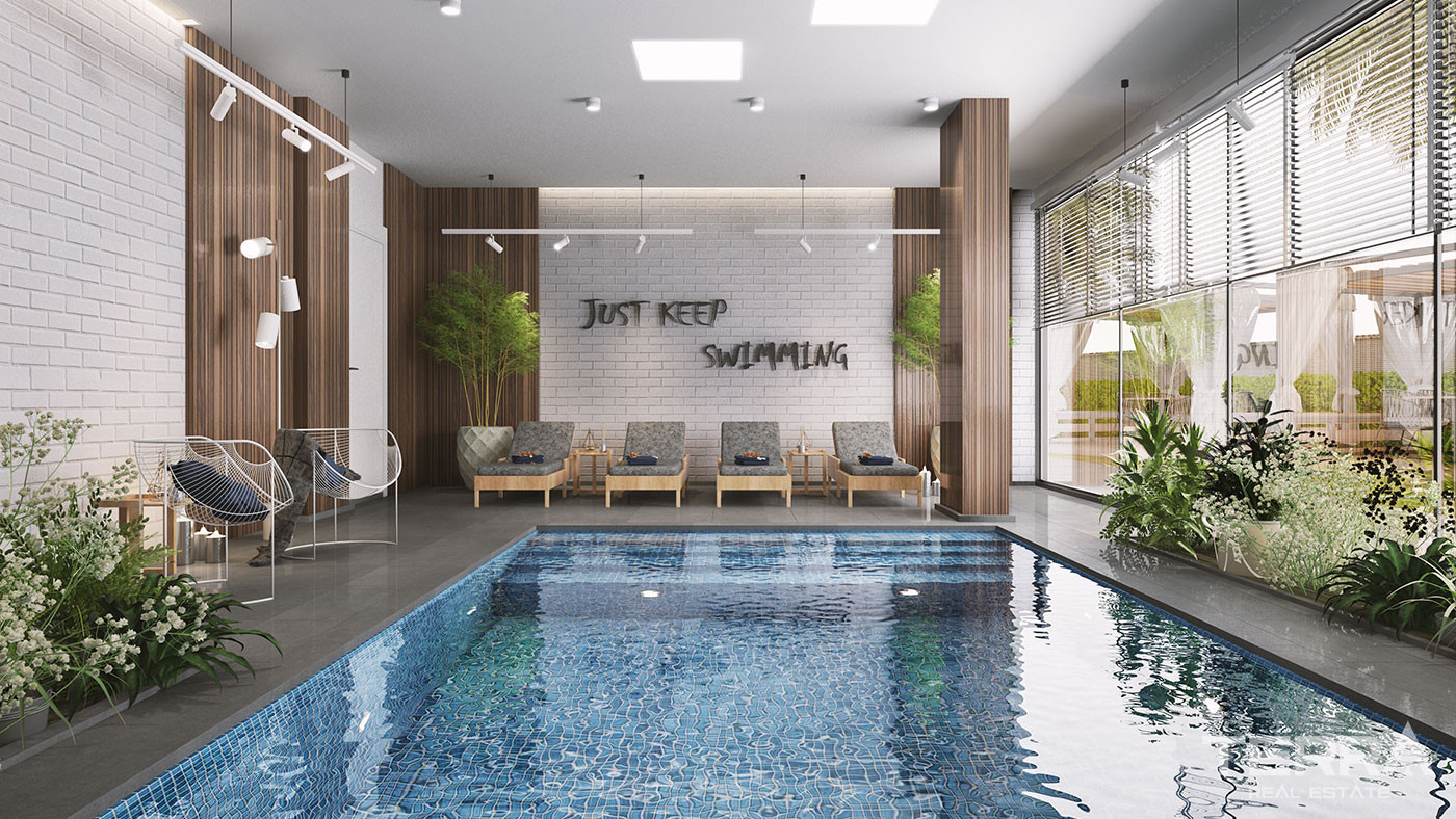 Møbleret luksuslejlighed med topmoderne faciliteter i Avsallar, Alanya - 74102