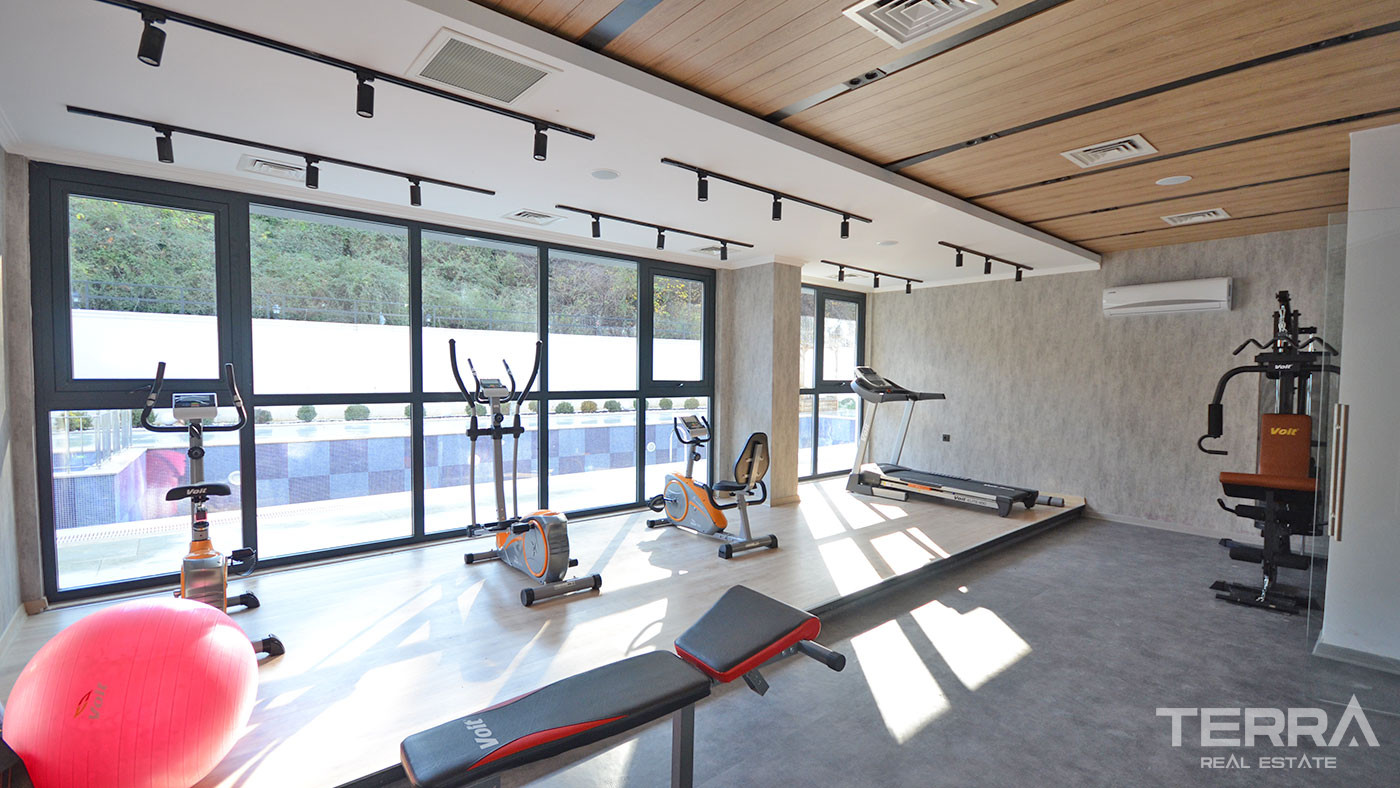 Møbleret luksuslejlighed med topmoderne faciliteter i Avsallar, Alanya - 74113