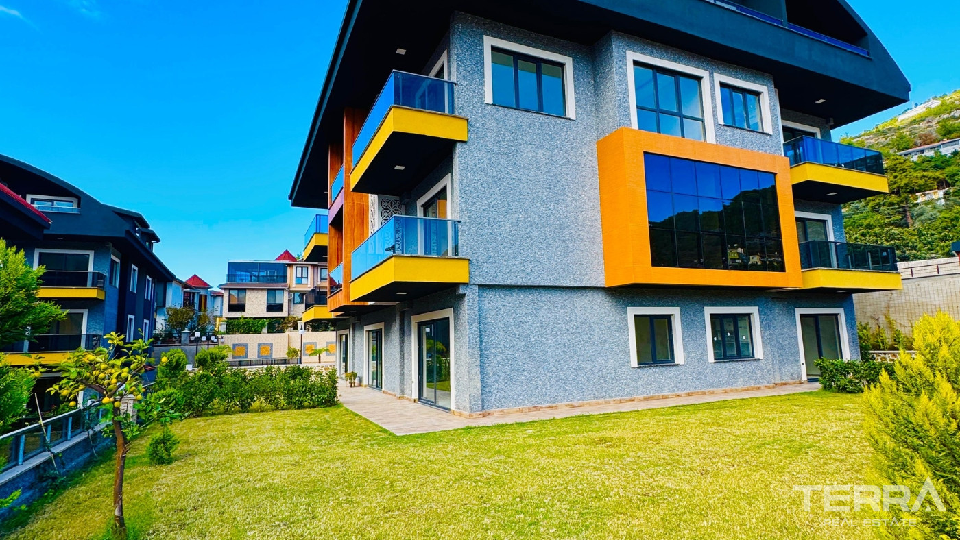 Panoramic Sea View Flats in Alanya with Luxurious Social Facilities - 102422