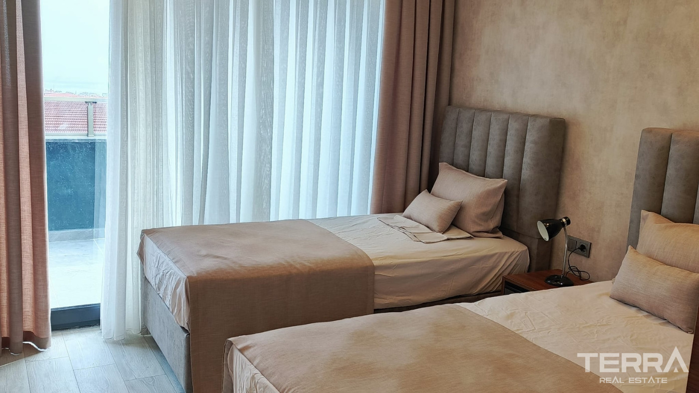 Panoramic Sea View Flats in Alanya with Luxurious Social Facilities - 102440