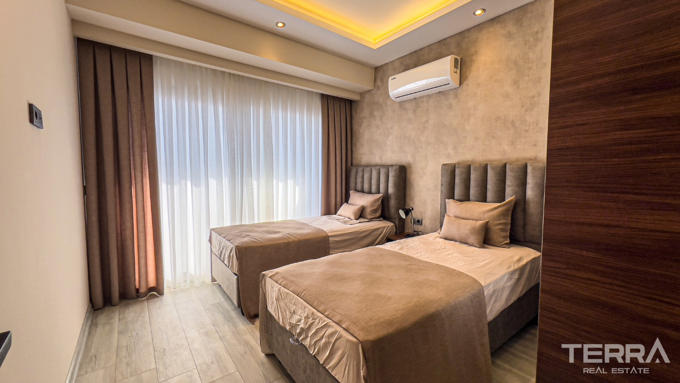 Panoramic Sea View Flats in Alanya with Luxurious Social Facilities - 102448