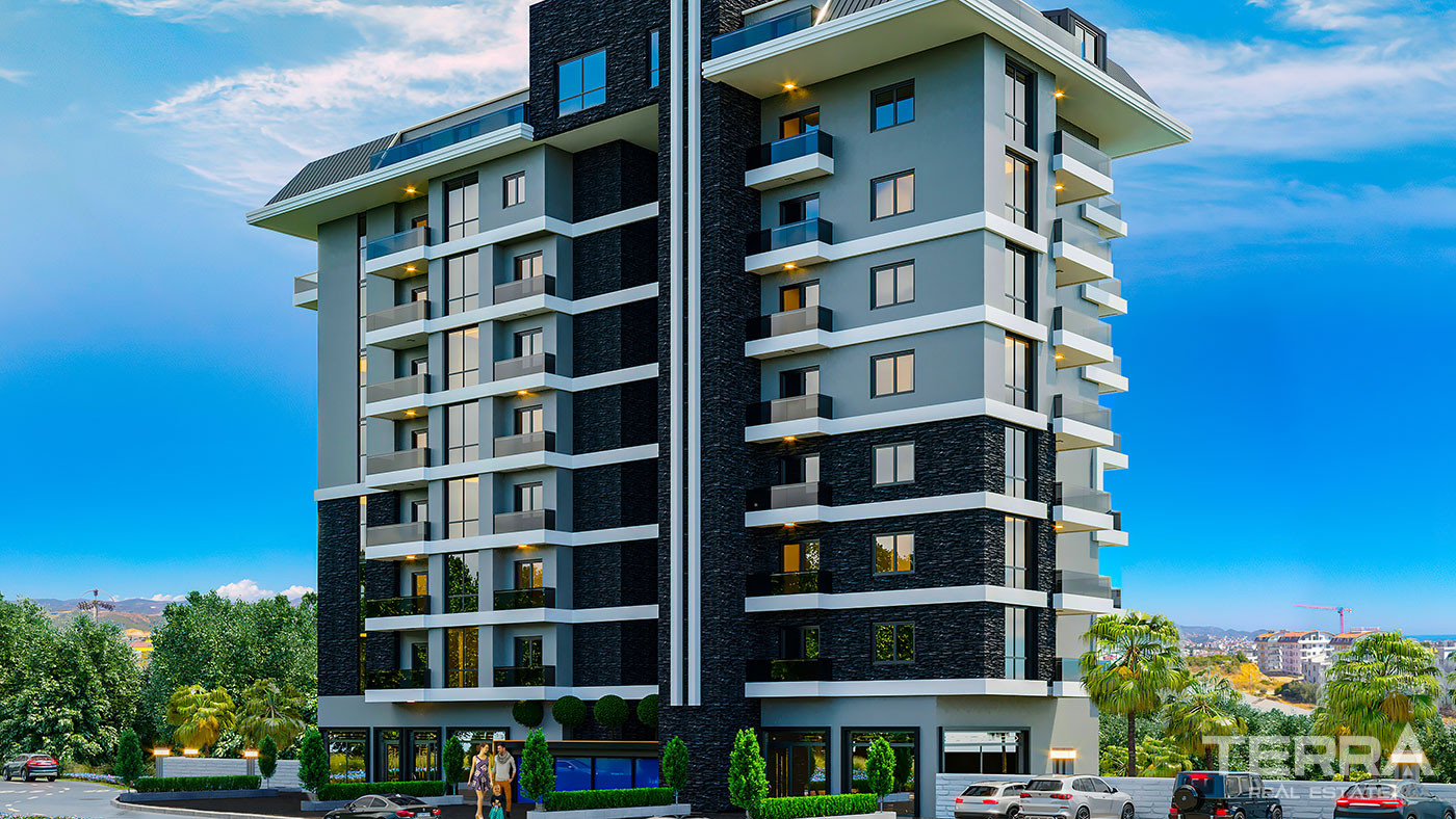 Luksusowe apartamenty w spokojnym otoczeniu w Konaklı, Alanya - 74207