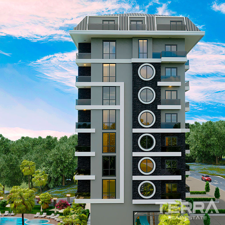 Luksusowe apartamenty w spokojnym otoczeniu w Konaklı, Alanya - 74209