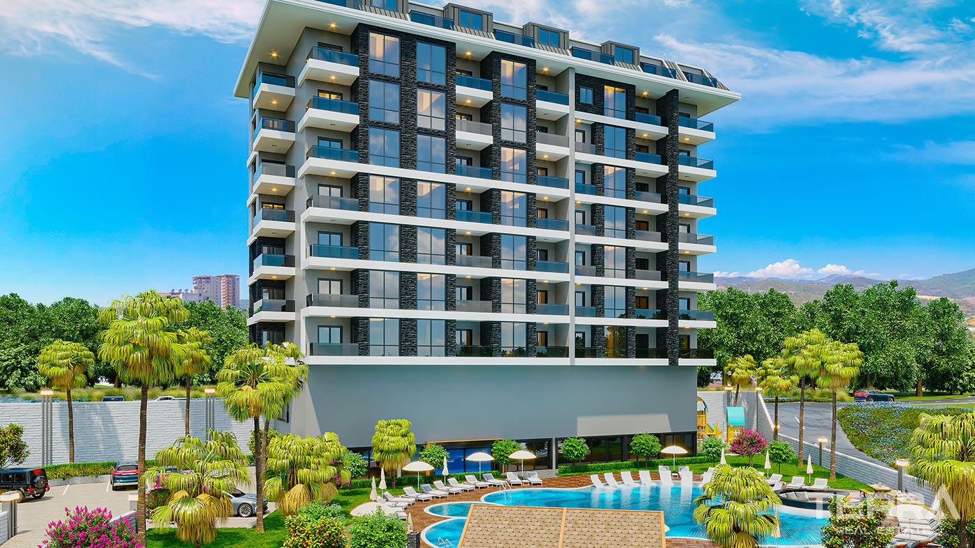 Luksusowe apartamenty w spokojnym otoczeniu w Konaklı, Alanya - 74210