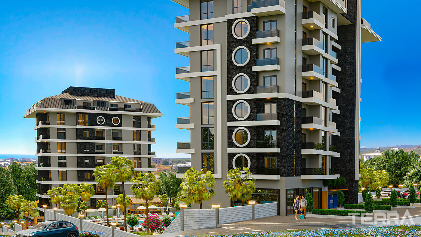 Luksusowe apartamenty w spokojnym otoczeniu w Konaklı, Alanya - 74212