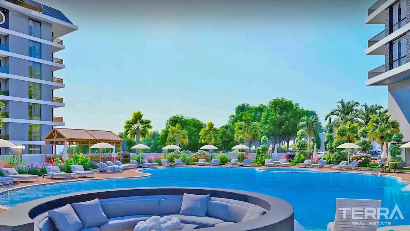Luksusowe apartamenty w spokojnym otoczeniu w Konaklı, Alanya - 74217