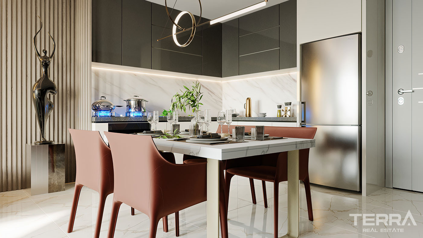 Luksusowe apartamenty w spokojnym otoczeniu w Konaklı, Alanya - 74229