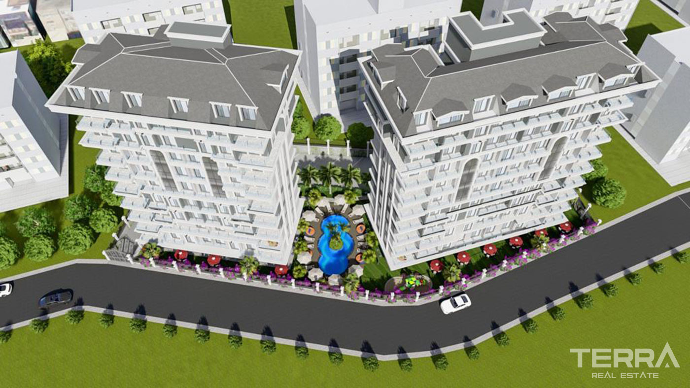 Centralnie położone apartamenty w Alanyi, 600 m od plaży - 74262