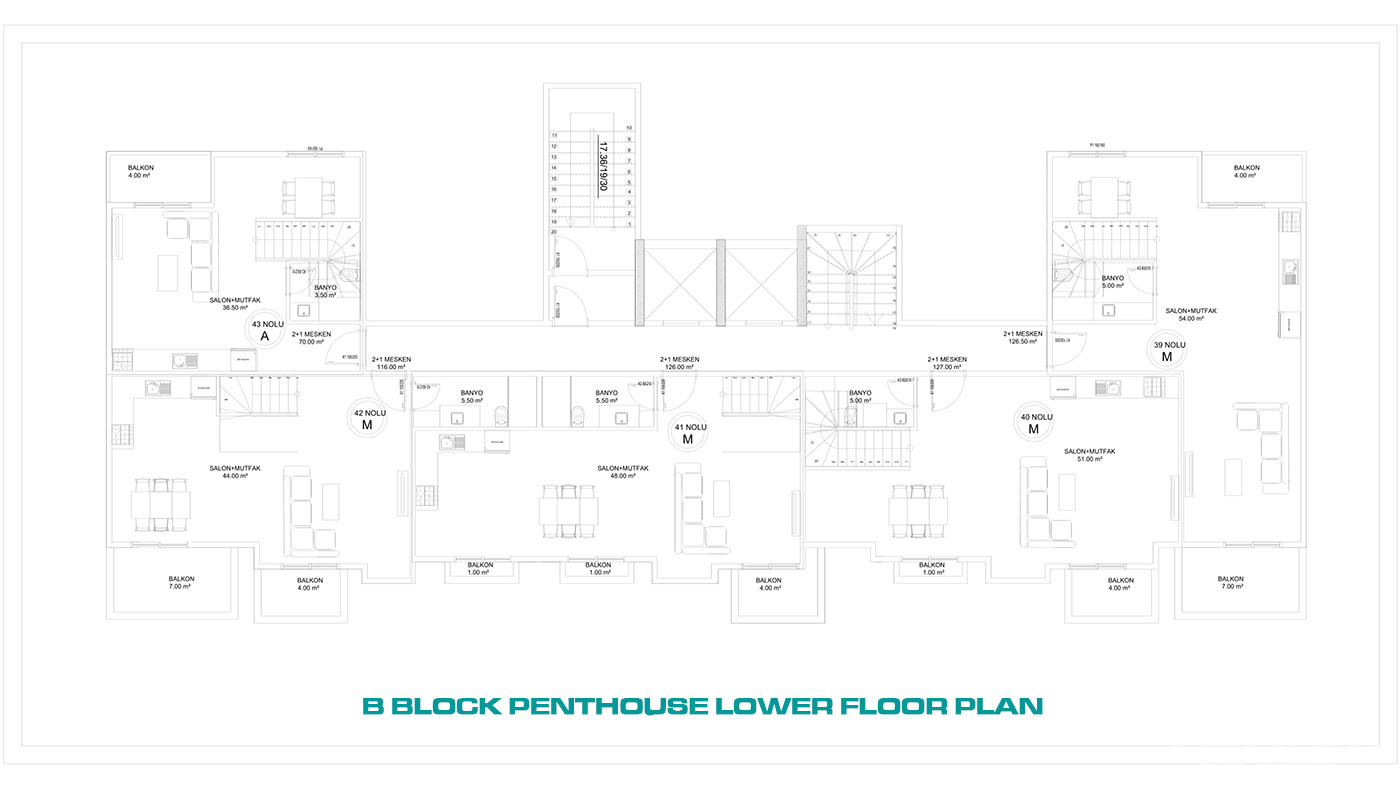 Centralnie położone apartamenty w Alanyi, 600 m od plaży - 74274