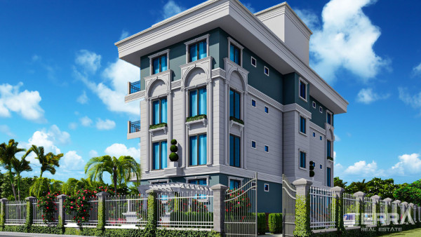 Apartamenty w niskiej zabudowie w Demirtaş w Alanyi w cichej okolicy
