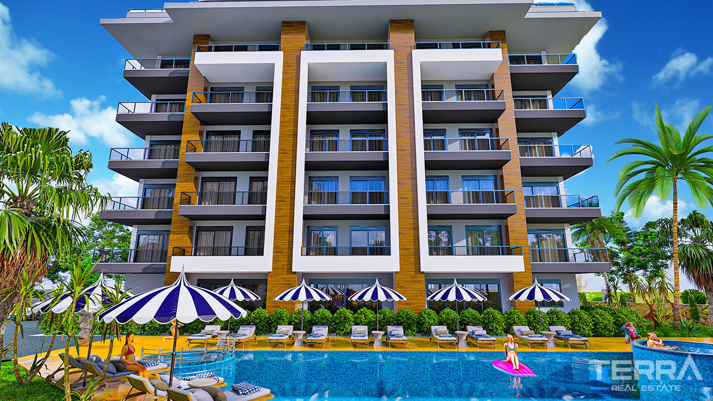 Modern On Site Amenities from Luxury Alanya Apartments Near the Beach