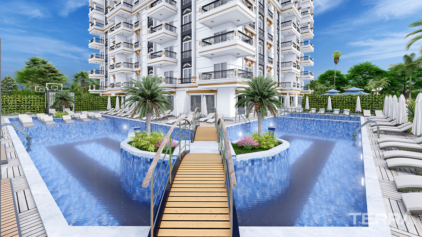 Luxury Living in a Quiet Neighborhood with Modern Alanya Apartments - 74490