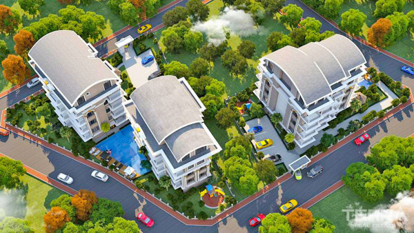 Luksusowe życie w najnowszych apartamentach w Alanyi