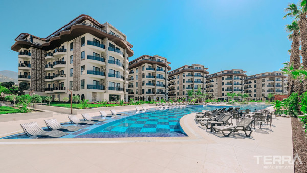 Appartements de luxe à vendre à Oba, Alanya, Turquie