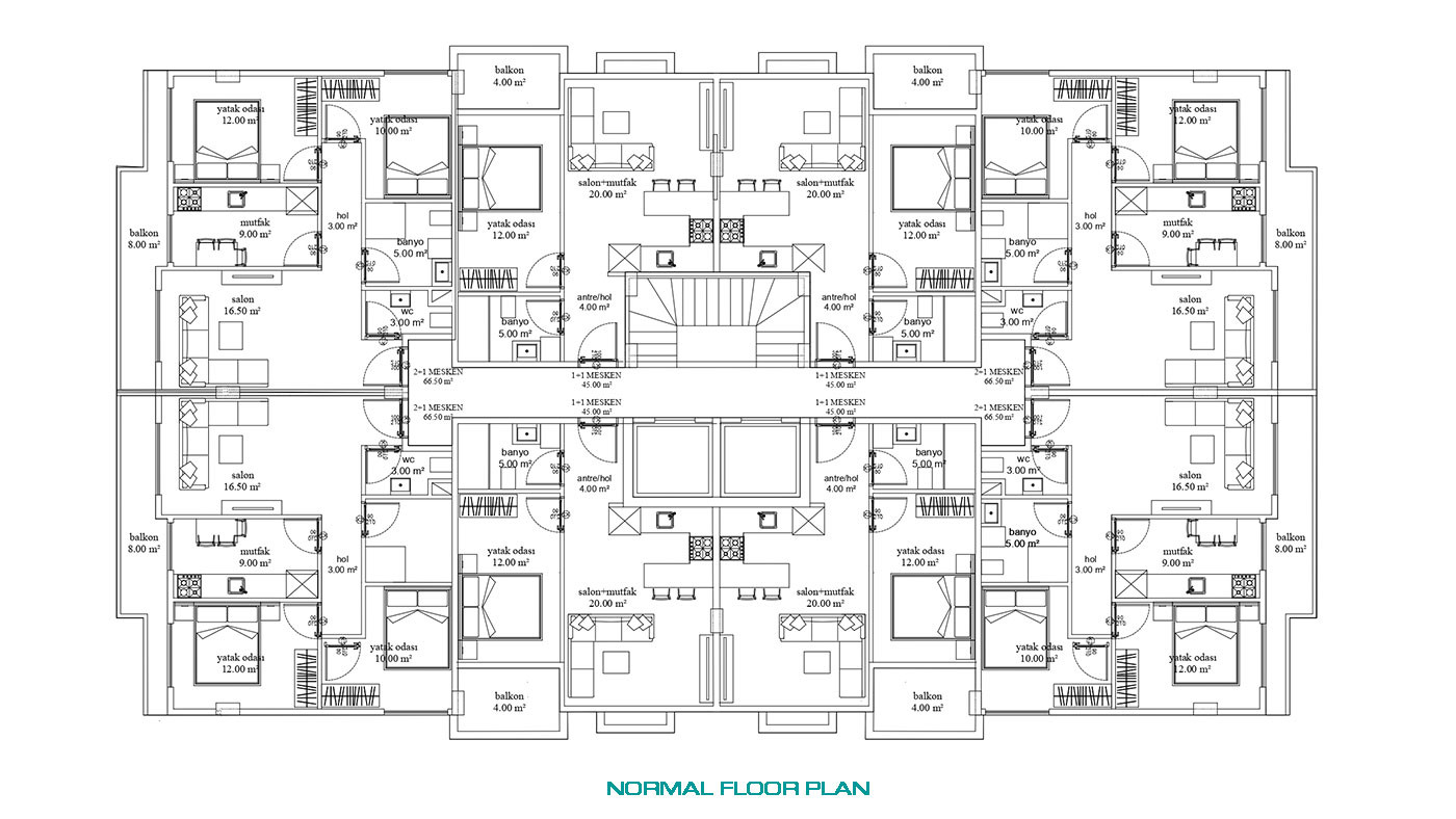 Luxury Alanya Flats with Central Location and Short Walk to the Beach - 74623
