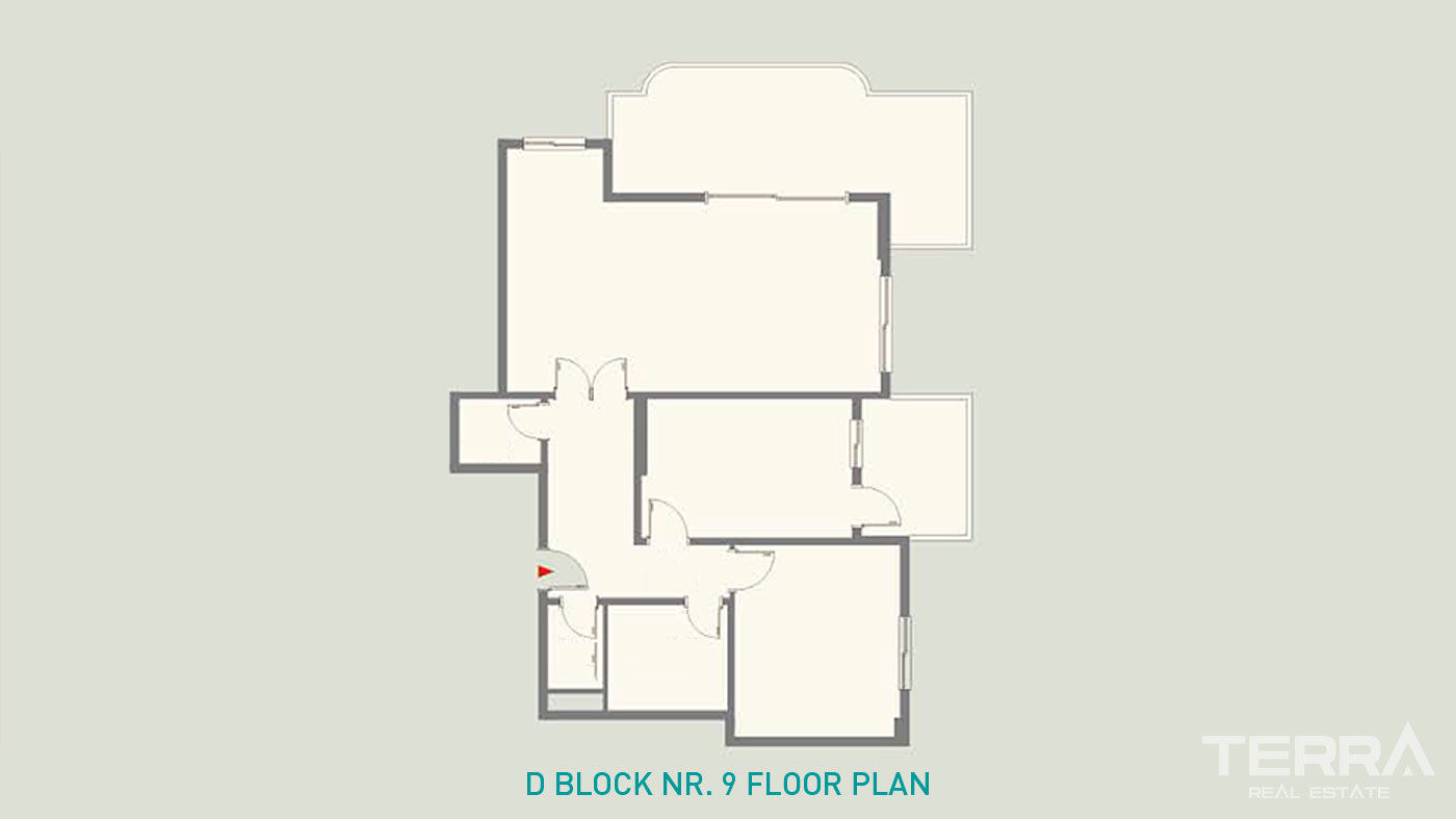 Alanya Flat for Sale in Luxury Complex with Large Pool and Aqua Slides - 74701