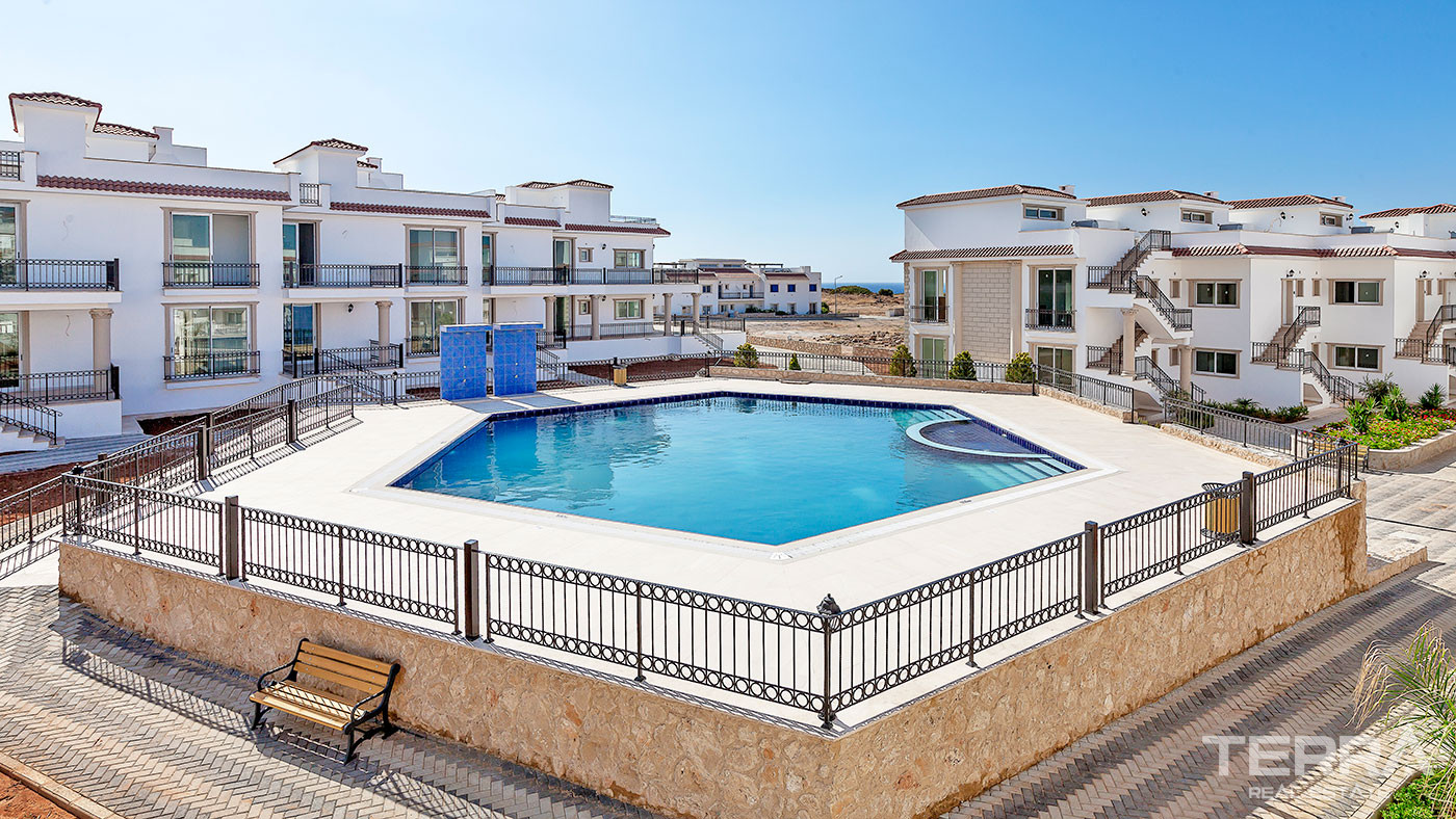 Resort-Style Sea and Mountain View Apartments in Kyrenia, Esentepe