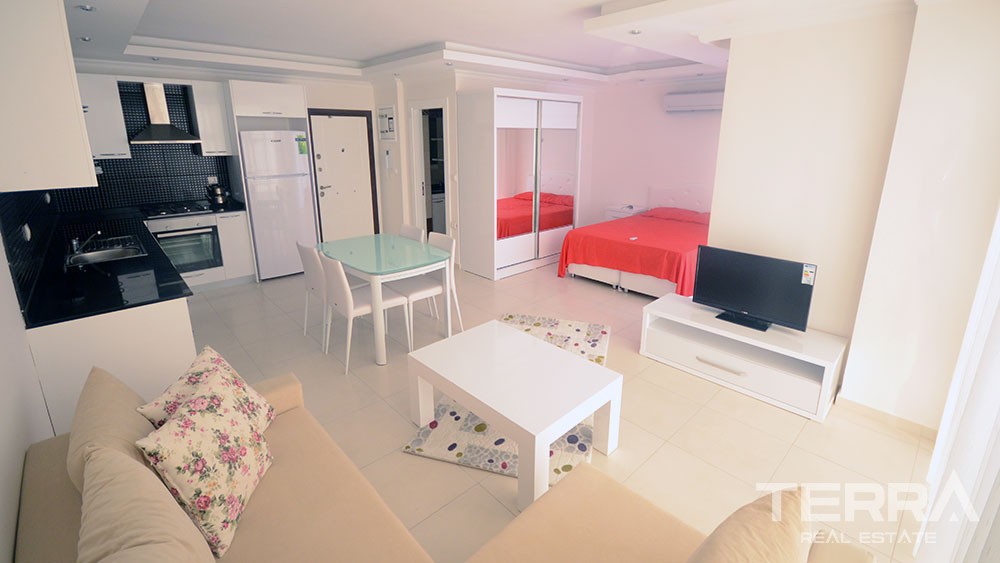 Komplett eingerichtetes Studio Apartment in Avsallar, Alanya - 2541