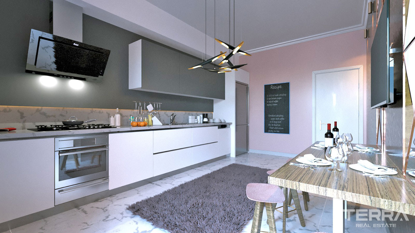 Key Ready Investment Apartments with City and Forest View in Pendik - 74795