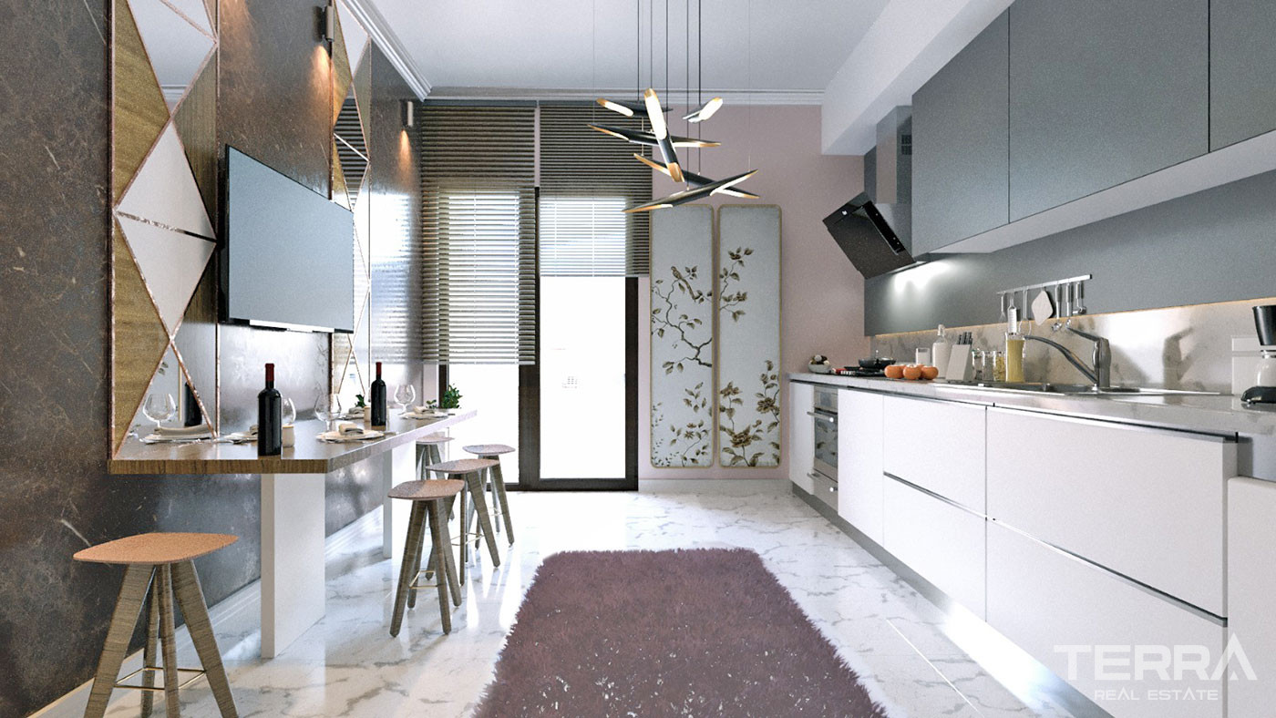 Key Ready Investment Apartments with City and Forest View in Pendik - 74796