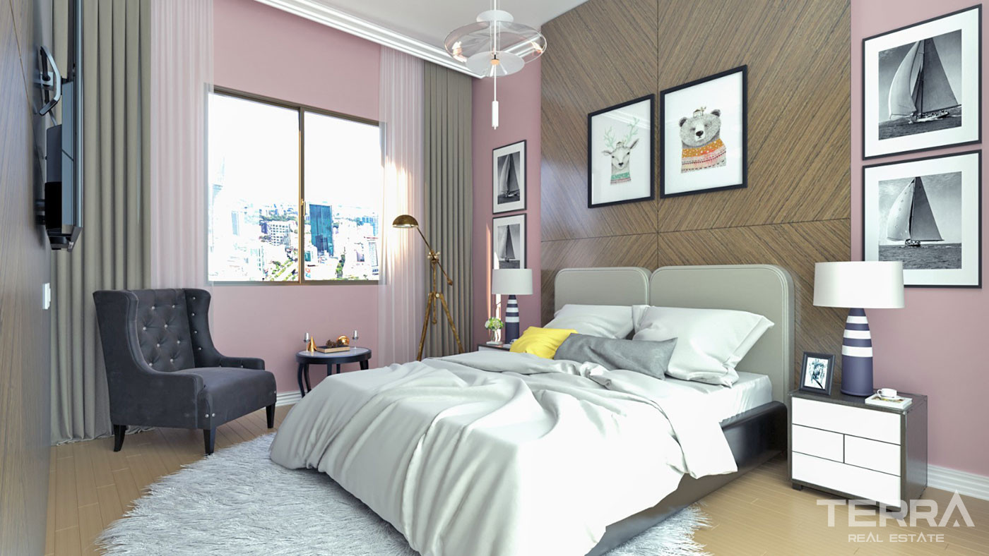 Key Ready Investment Apartments with City and Forest View in Pendik - 74798