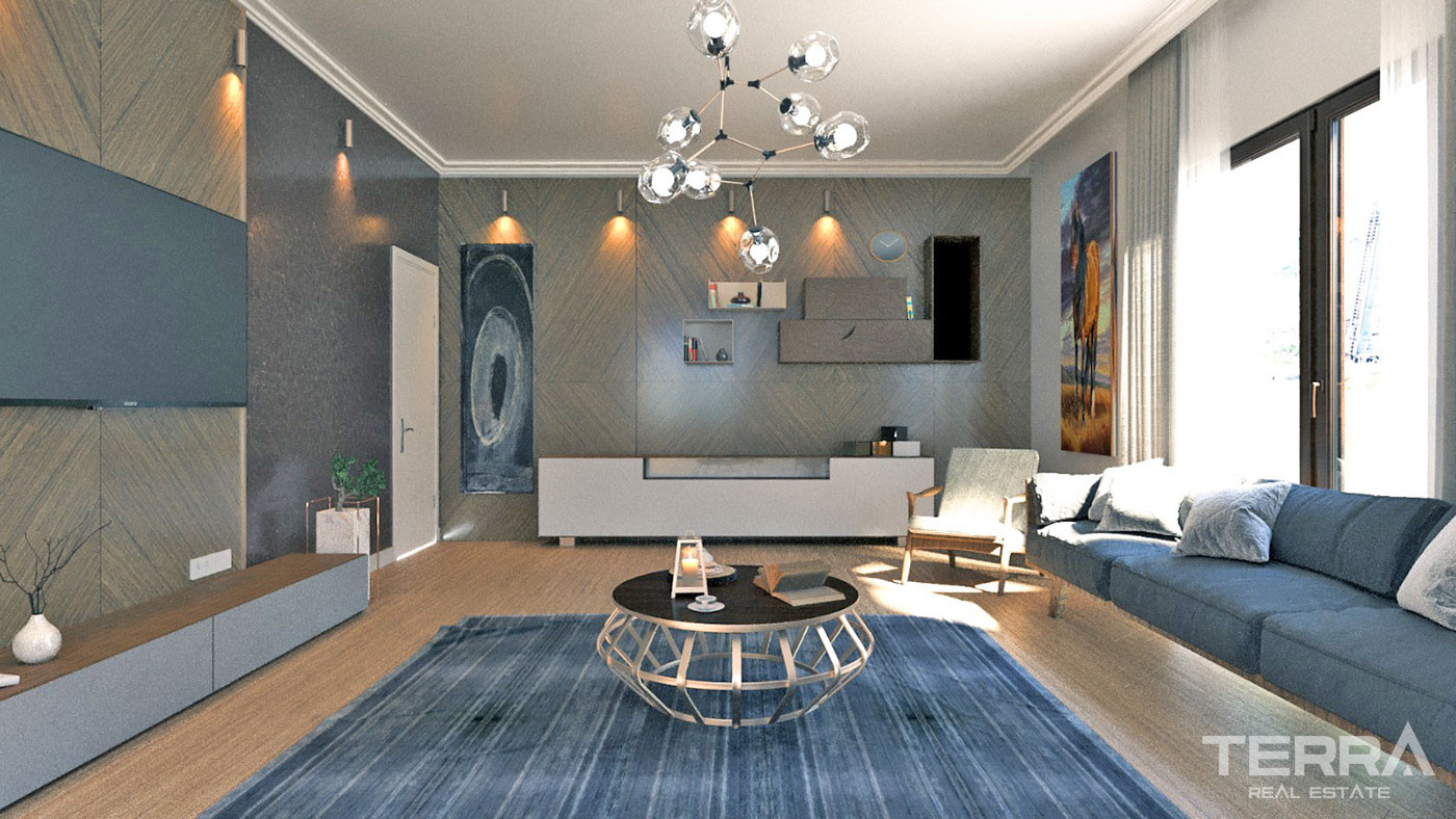 Key Ready Investment Apartments with City and Forest View in Pendik - 74800