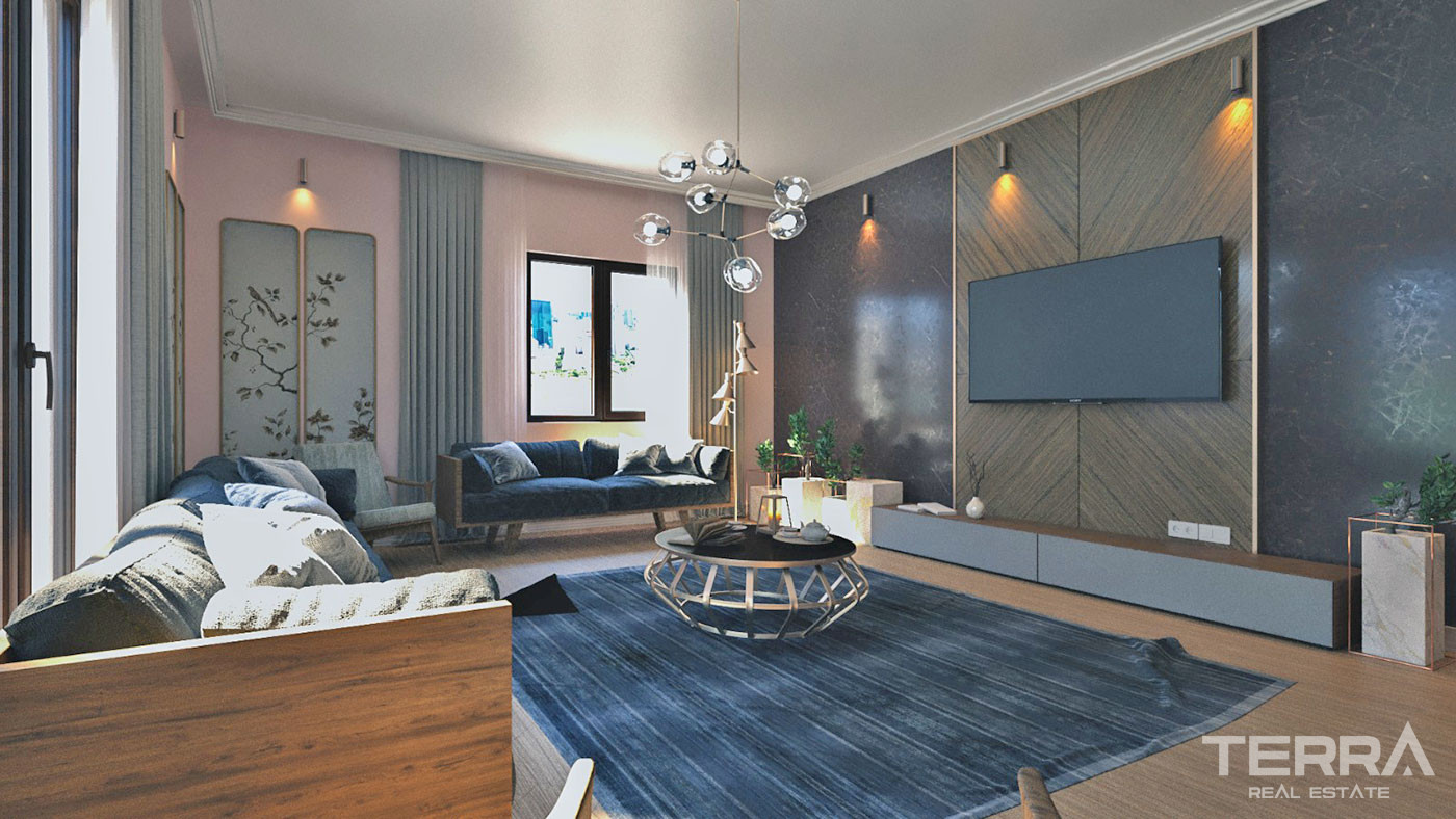 Key Ready Investment Apartments with City and Forest View in Pendik - 74801