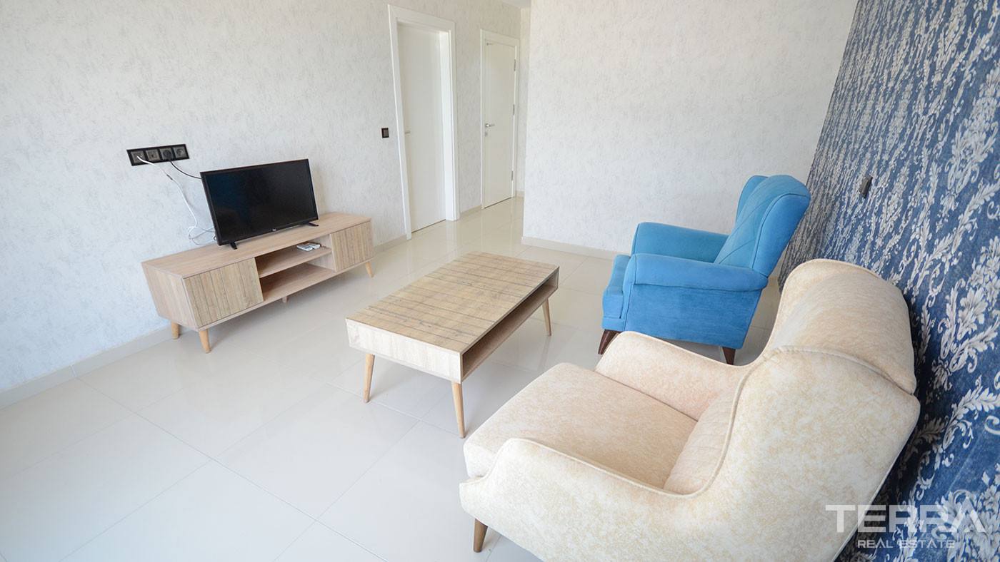 Alanya's Furnished Duplex Apartment with Sea View Close to Beach - 75056