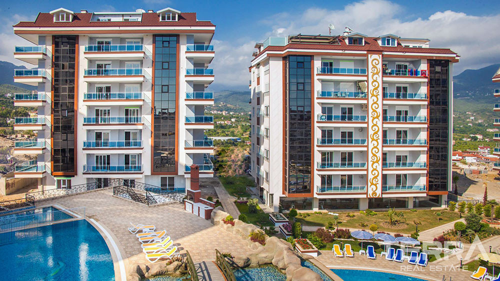 Modernly Designed Sea View Alanya Apartment in Another World Complex - 75105