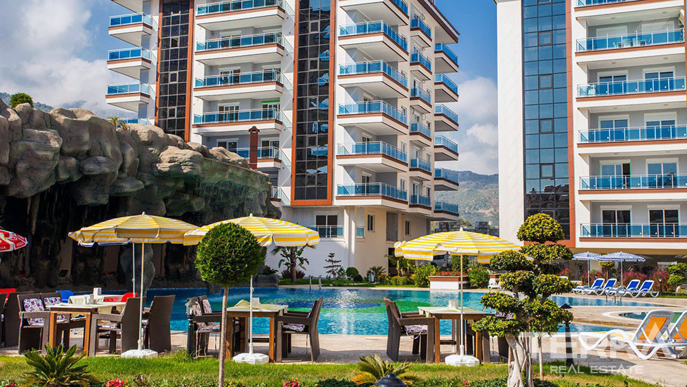 Modernly Designed Sea View Alanya Apartment in Another World Complex - 75106