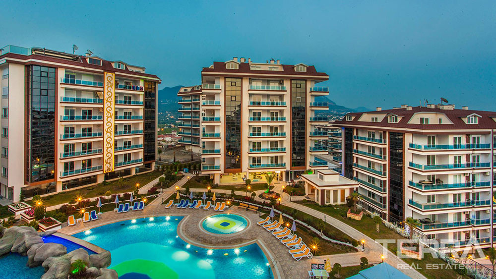 Modernly Designed Sea View Alanya Apartment in Another World Complex - 75108